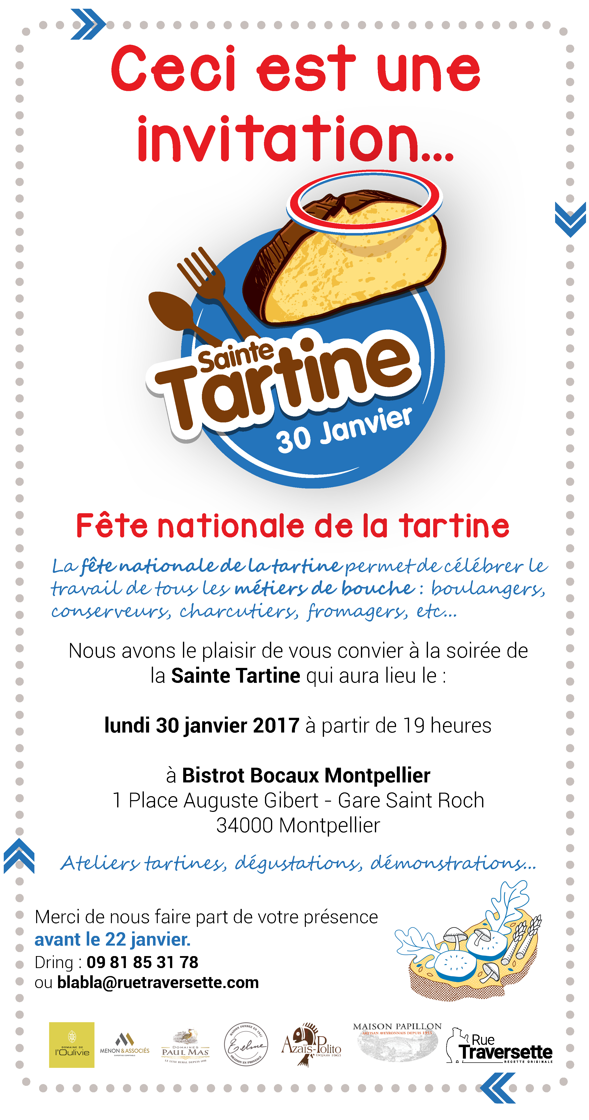 fete nationale de la tartine