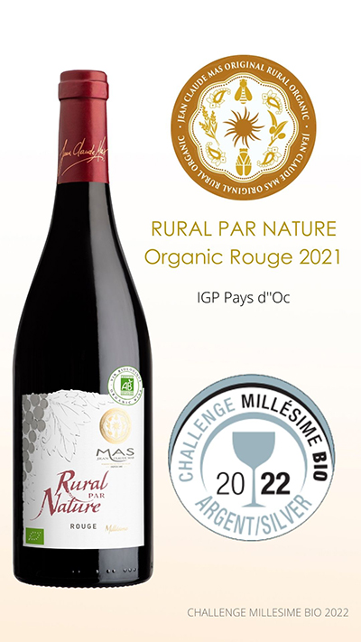 Challenge Millésime Bio - Rural par Nature organic rouge 2021 