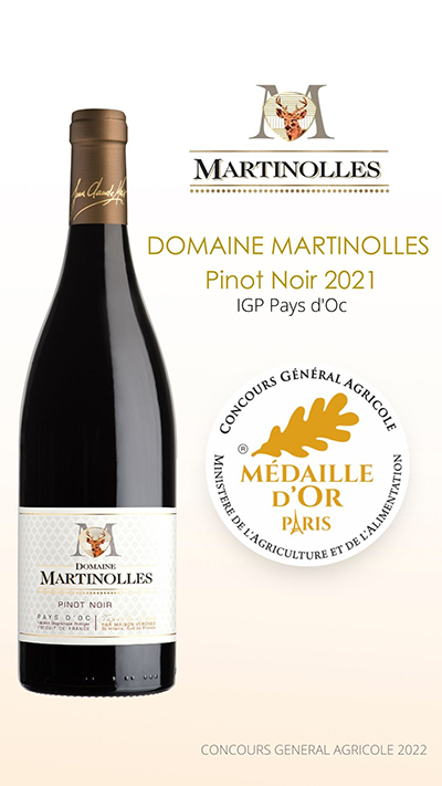 Domaine MARTINOLLES Pinot Noir 2021_OR_CGA 2022