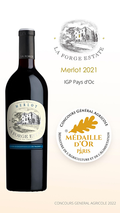 La forge Estate Merlot 2021_OR_CGA 2022