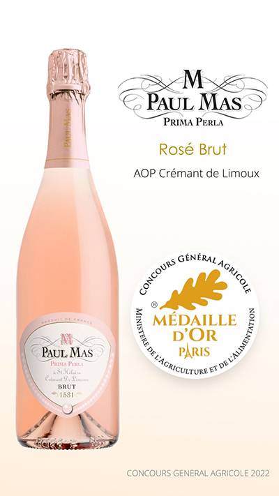 Paul Mas PRIMA PERLA BRUT ROSE_OR_CGA 2022