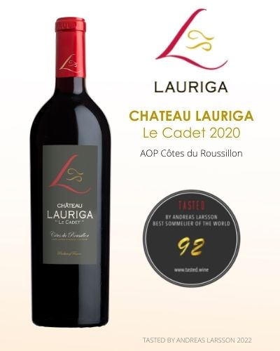 Château Lauriga-Le cadet 2020-AOP Cotes du Roussillon Andreas Larsson