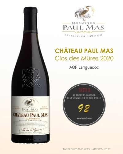 Chateau Paul Mas-Clos des mures 2020 - AOP Languedoc-Andreas Larsson