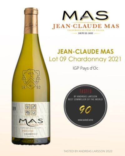 Jean Claude Mas-Lot 09-Chardonnay 2021-IGP pays d'Oc-Andreas Larsson