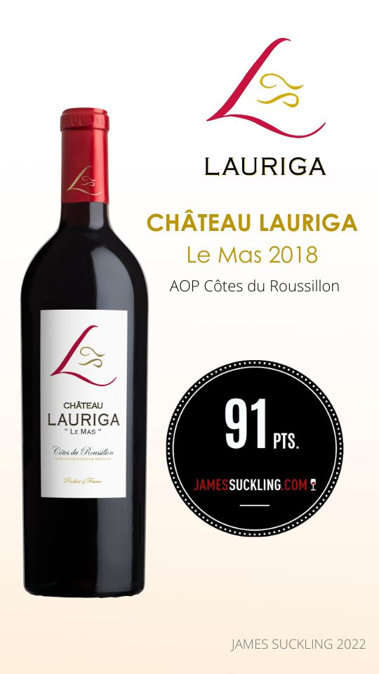 Château Lauriga-Le cadet 2020-AOP Cotes du Roussillon 