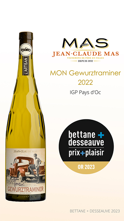 Jean Claude Mas Mas des Peyrals AOP Languedoc Bettane et Desseauve prix plaisir Or