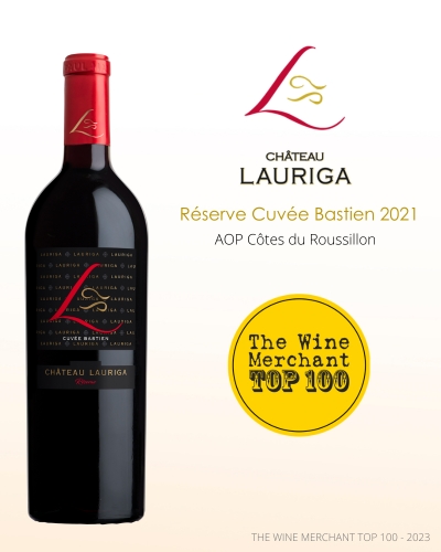 Château Lauriga - Reserve Cuvee Bastien 2021 - AOP Cotes du Roussillon - The Wine Mercahnt Top 100