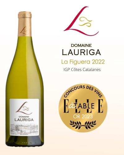 Domaine Lauriga - La Figuera 2022 - IGP Cotes Catalanes - Médailles d'Or Elle à Table 2023