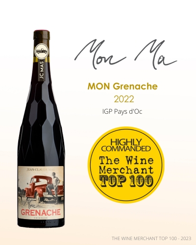 Jean Claude Mas - Mon Grenache 2022 - IGP Pays d'Oc - The Wine Mercahnt Top 100