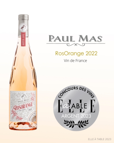 Paul Mas RosOrange 2022 - Médailles d'argent Elle à Table 2023