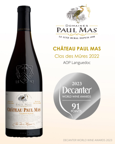 Chateau-Paul-Mas-Clos-de-Mures-2022-AOP-Languedoc-Decanter-91-points