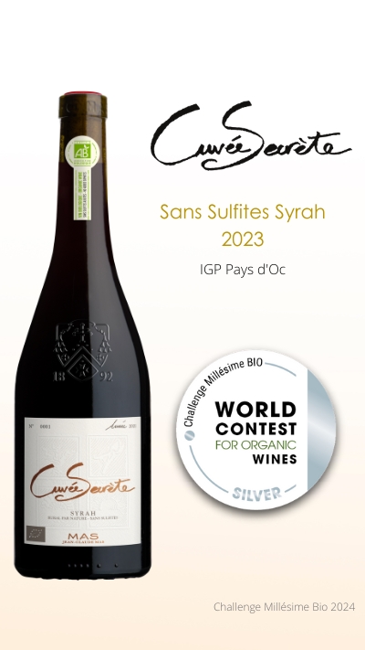 Cuvée Secrète Sans Sulfites Syrah 2023