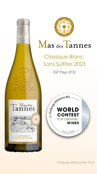 Mas des Tannes Classique Blanc Sans Sulfites 2023