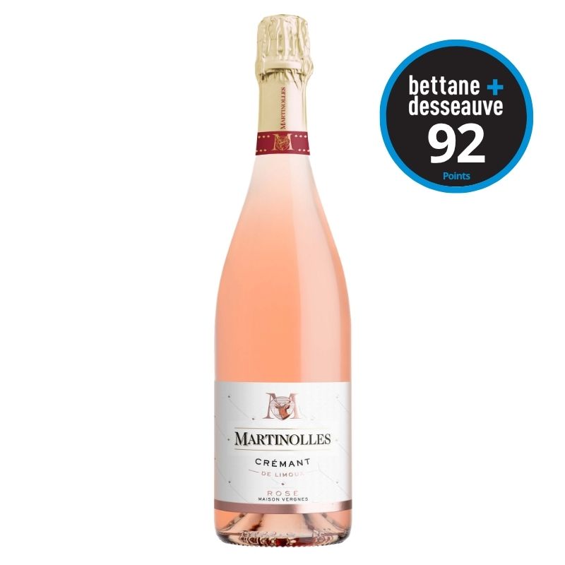 Martinolles Crémant de Limoux Rosé - Maison Vergnes (1)